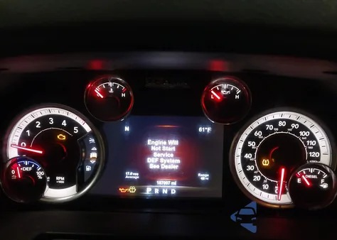 2017 Ram 1500 Big Horn 4X4 5'7 Box z USA, uszkodzony, nr VIN 1C6RR7LM9HS878831